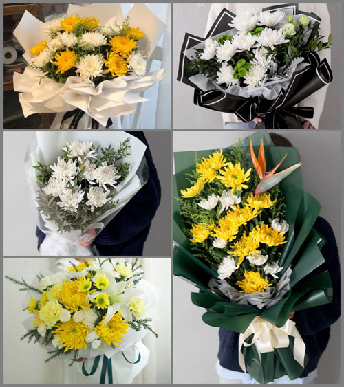 贵州毕节市纳雍县龙场镇以支塘村白事花束代送